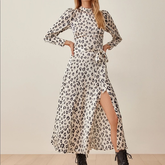 Reformation Julius Silk Dress - Picture 1 of 7